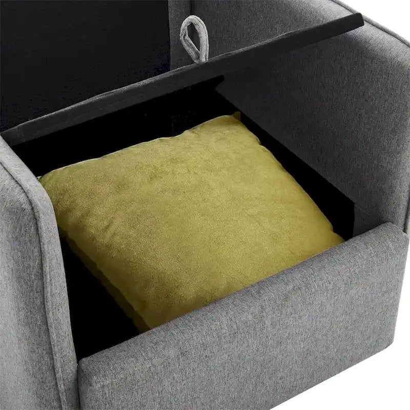 Swivel Accent Chair,Comfy Single Sofa Chair with Storage,Arm Chair