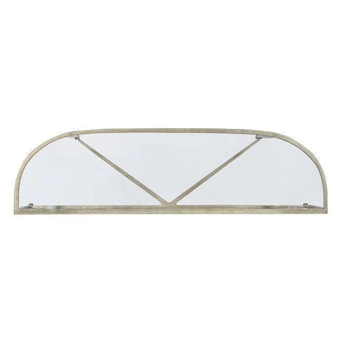 M14-80151-95 58 Wide Glass Top Iron Sofa Table