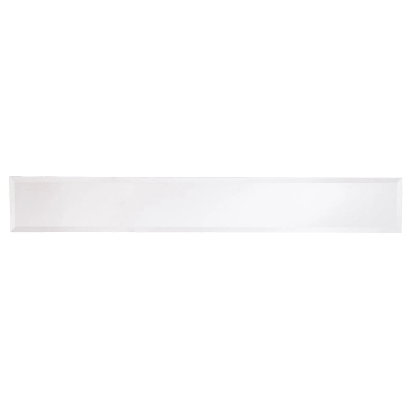 Silver Mirrored Glass Console Table, Gold Metal Legs and Modern Style - 56 L x 8 W x 30 H