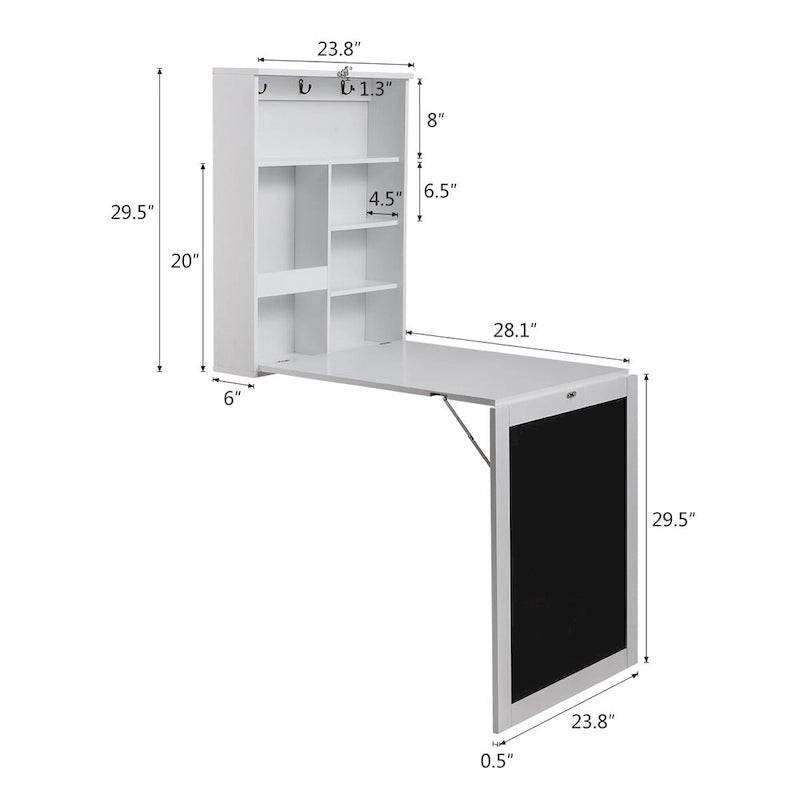 L Shaped Corner Desk, 360 Degree Rotating Home Office Desk with Storage Shelves, Writing Table Workstation