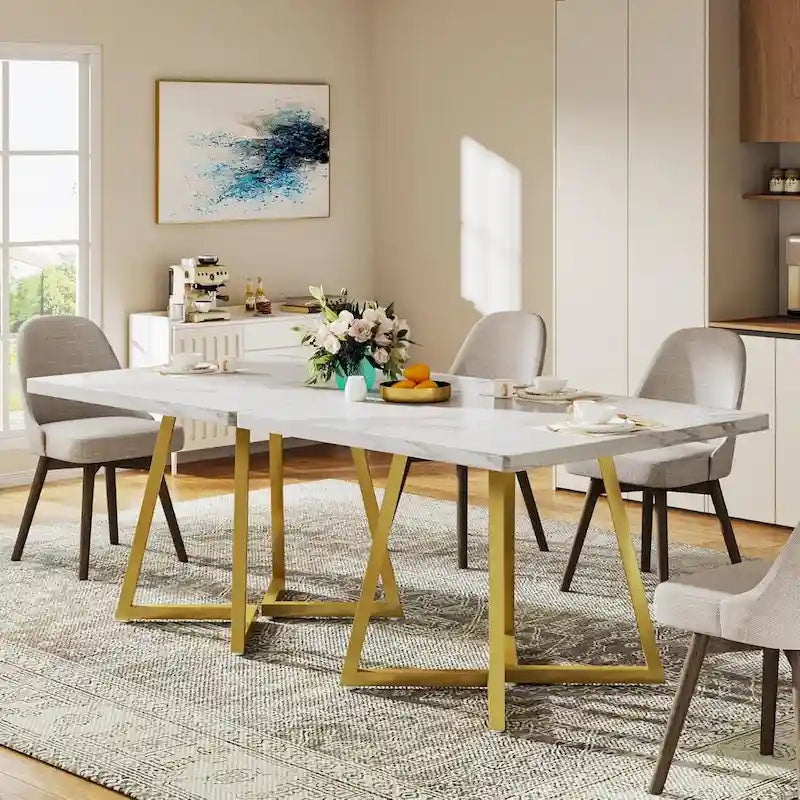 31.5 Inches Industrial Square Dinner Table with Metal Base