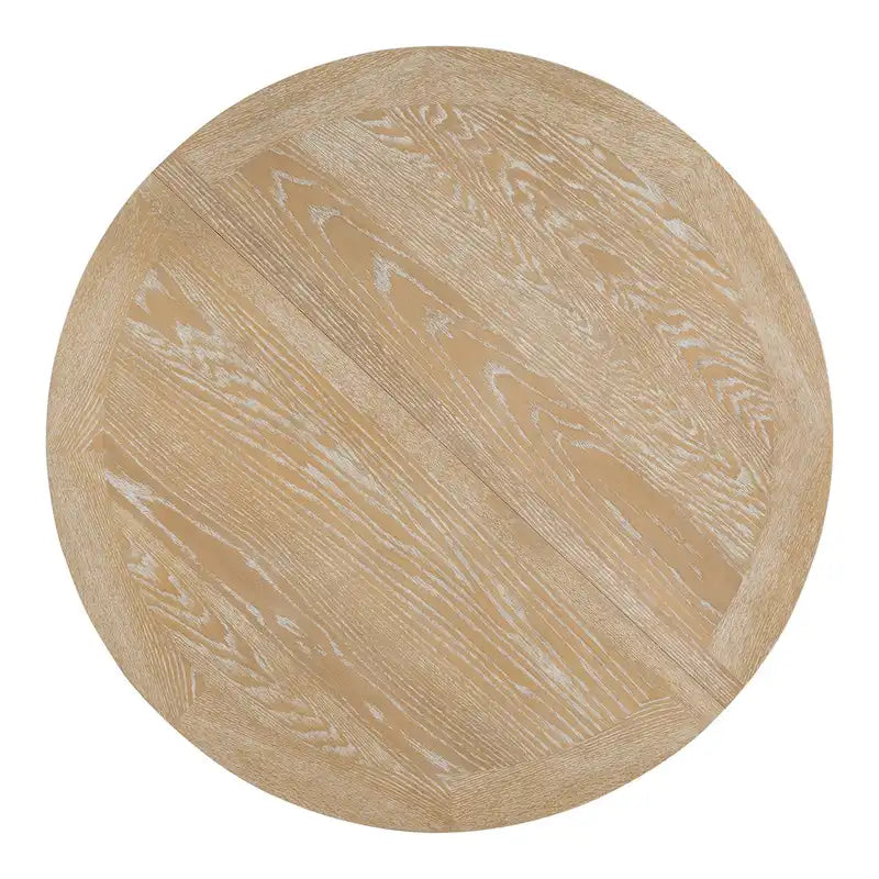 5-Piece Wooden Dining Table Set with Extendable Round Table & 4 Chairs