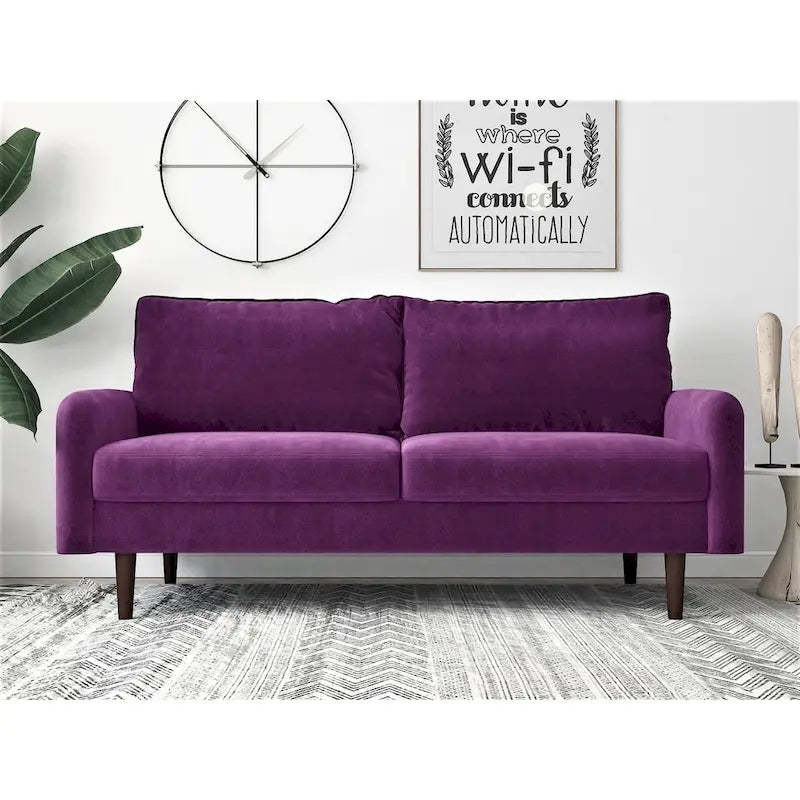Velvet Eruopean Style 2-Seat Sofa