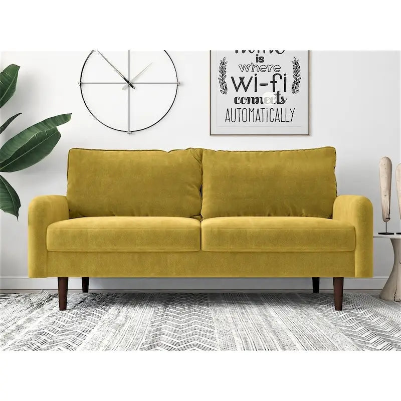 Velvet Eruopean Style 2-Seat Sofa