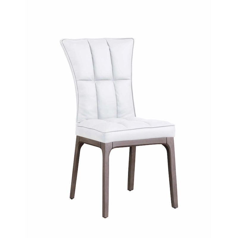 Criss Cross Dining Set with White Chairs