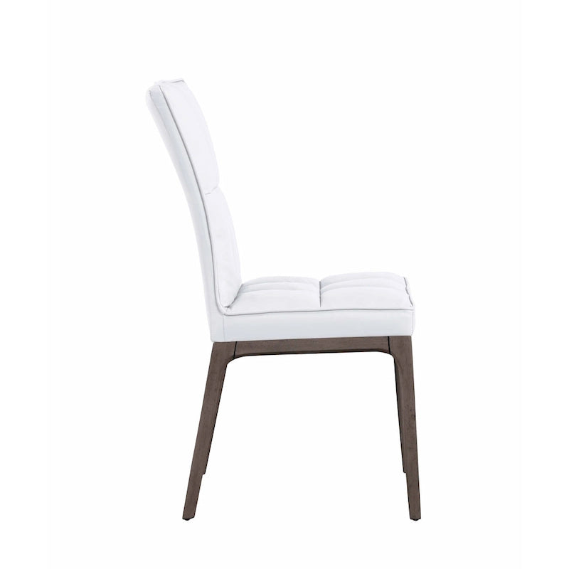 Criss Cross Dining Set with White Chairs
