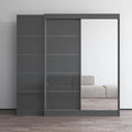 2D-EX Wardrobe with 1 Mirror
