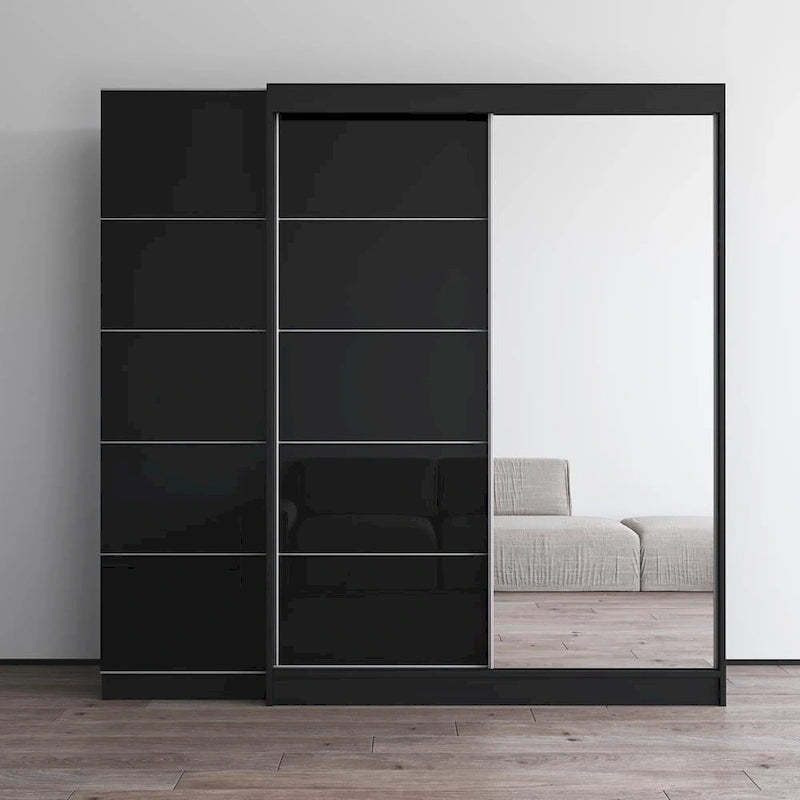 2D-EX Wardrobe with 1 Mirror