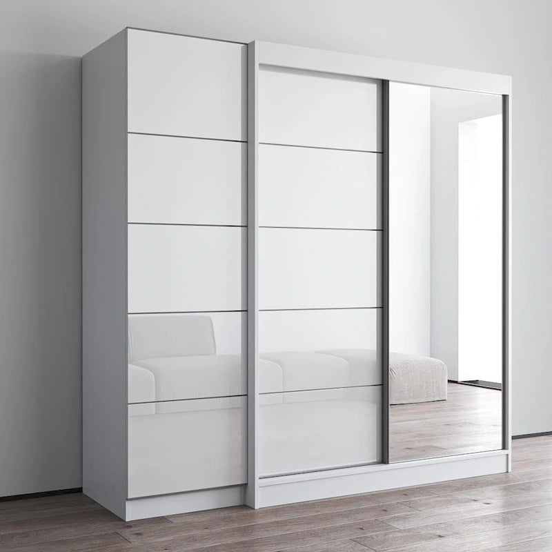 2D-EX Wardrobe with 1 Mirror