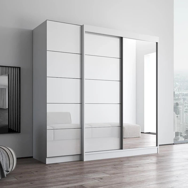 2D-EX Wardrobe with 1 Mirror