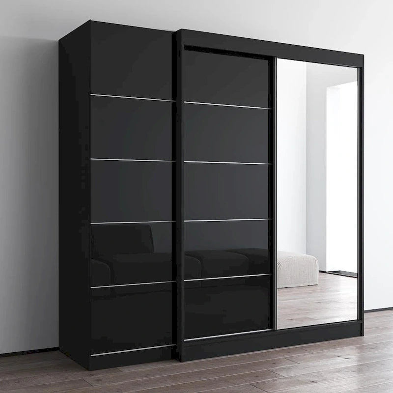 2D-EX Wardrobe with 1 Mirror