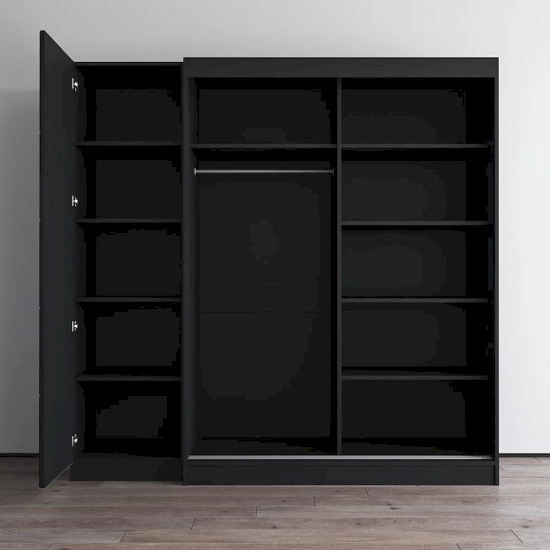2D-EX Wardrobe with 1 Mirror