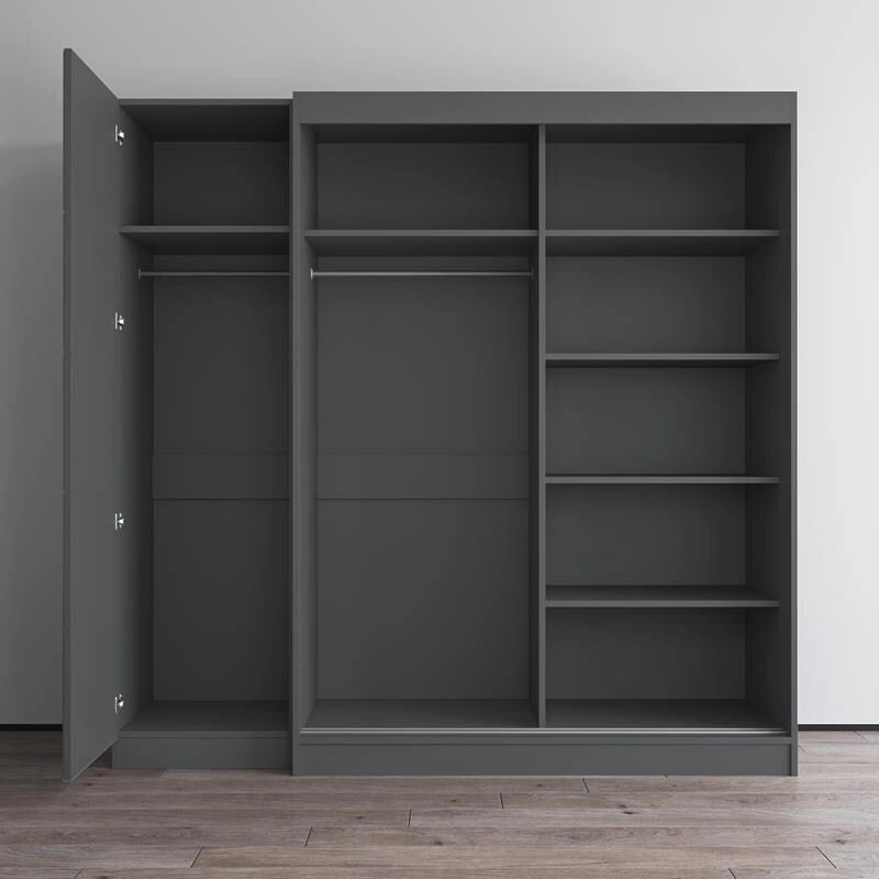 2D-EX Wardrobe with 1 Mirror