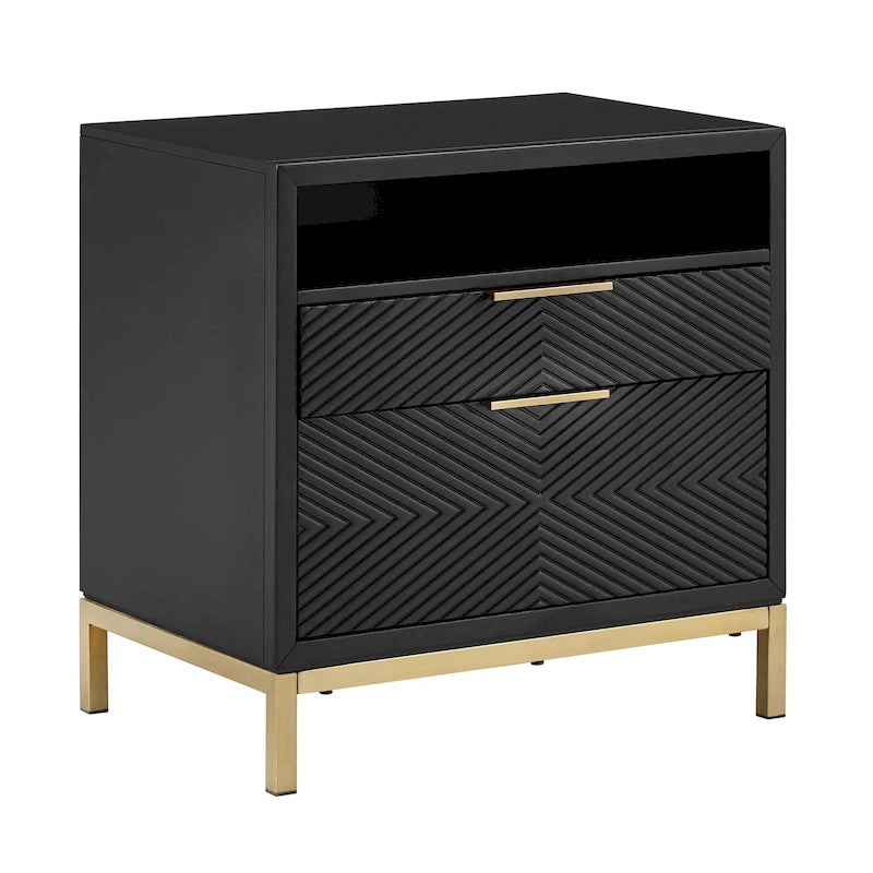 26 Tall 2 - Drawer Nightstand by