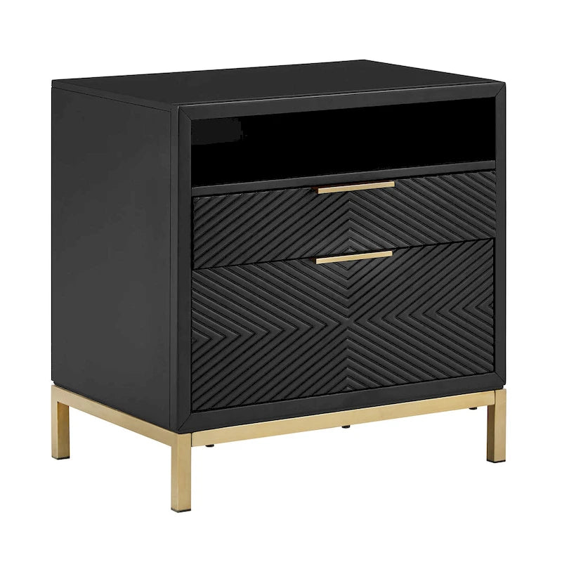 26 Tall 2 - Drawer Nightstand by