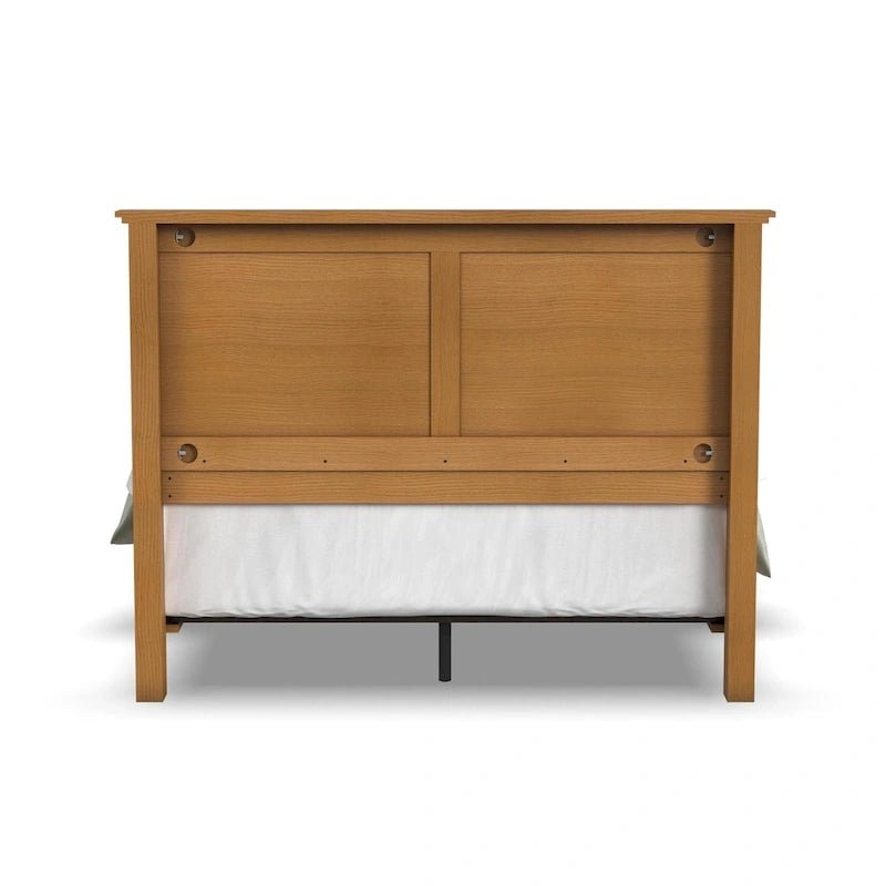 Brown Wood Queen Bed