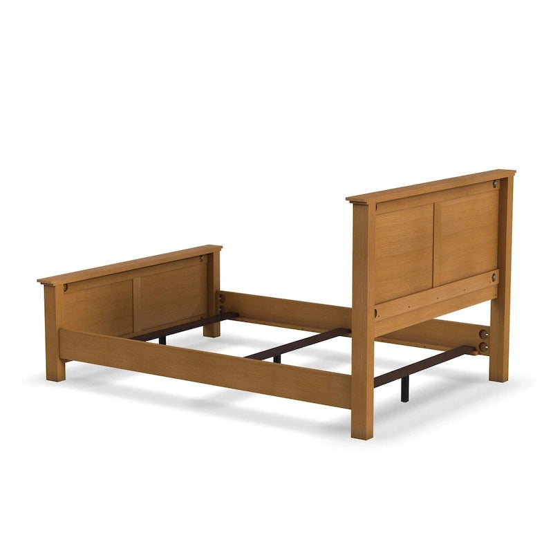 Brown Wood Queen Bed