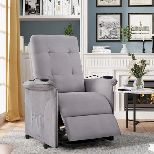 . Power Lift Chair for Elderly with Adjustable Massage Function Recliner Chair for Living Room