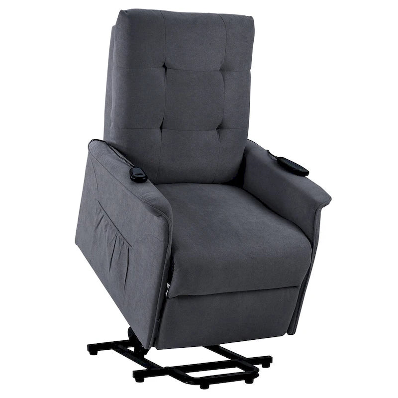 . Power Lift Chair for Elderly with Adjustable Massage Function Recliner Chair for Living Room