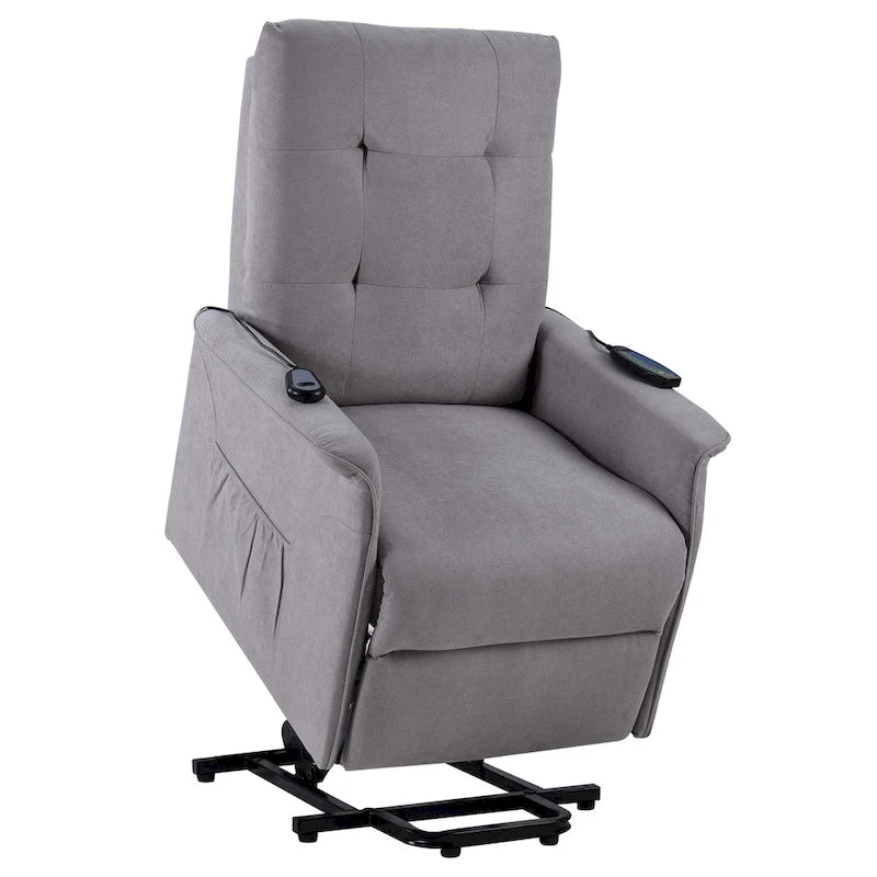 . Power Lift Chair for Elderly with Adjustable Massage Function Recliner Chair for Living Room
