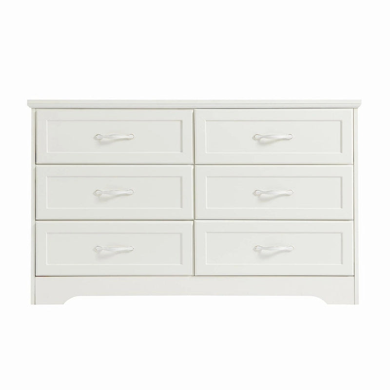 47.8 Modern Bedroom Chest with 6 Drawers Dresser - N/A