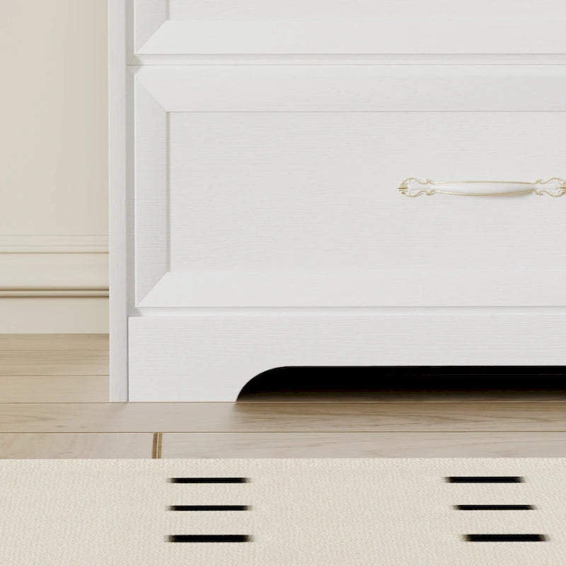 47.8 Modern Bedroom Chest with 6 Drawers Dresser - N/A