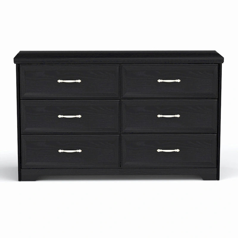 47.8 Modern Bedroom Chest with 6 Drawers Dresser - N/A