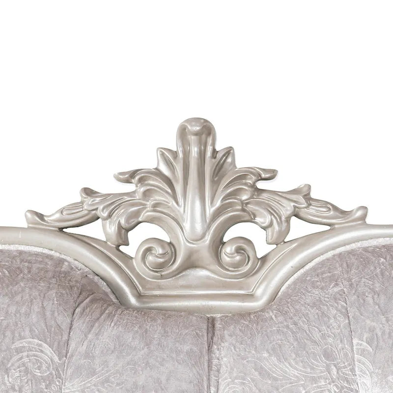 Traditional 2-Seater Loveseat with Button Tufted Back and Accent Pillow