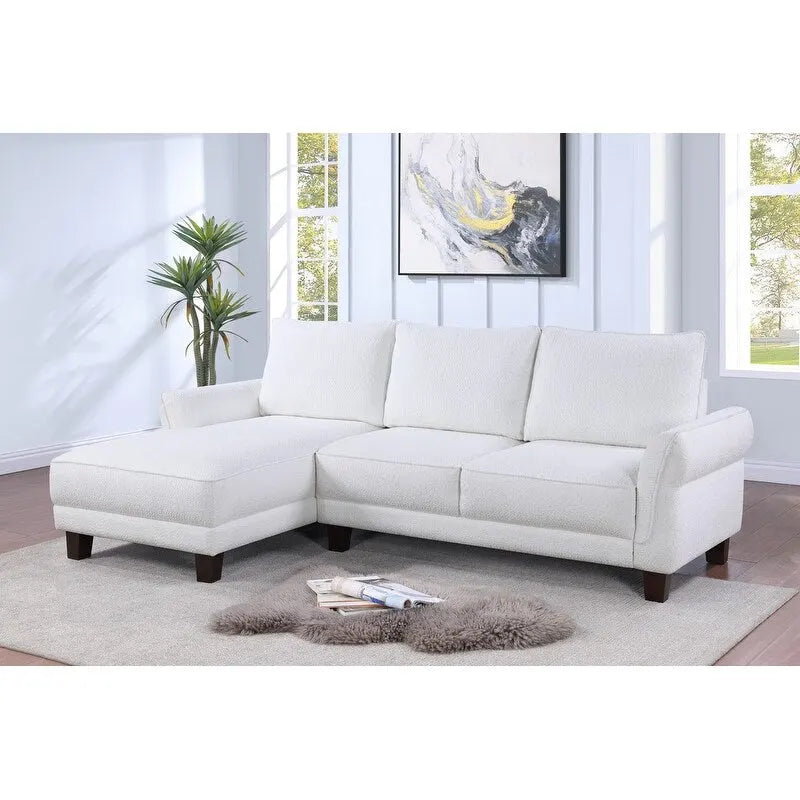 96 Wide Sectional Sofa with Left-Facing Chaise