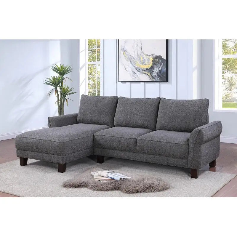 96 Wide Sectional Sofa with Left-Facing Chaise